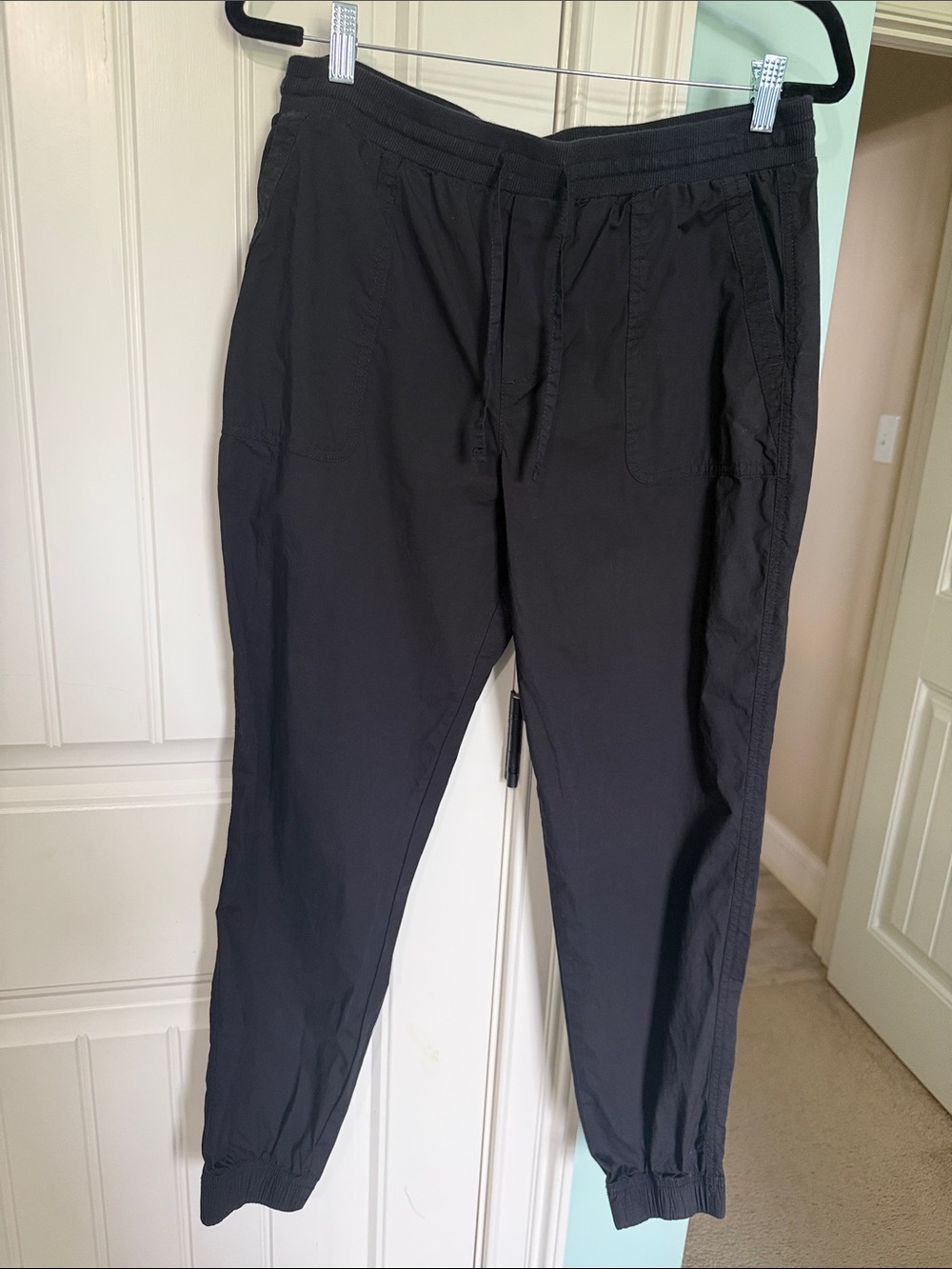 Pact women's Black Drawstring Jogger Sweatpants